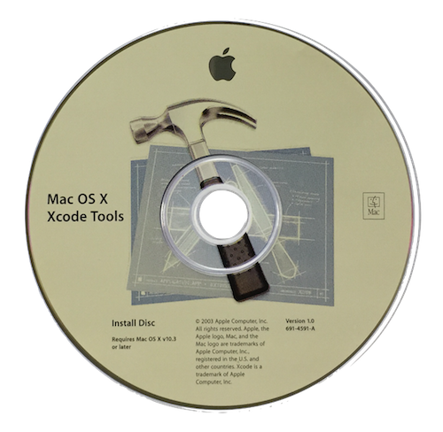 Mac OS X Xcode Tools Install Disc